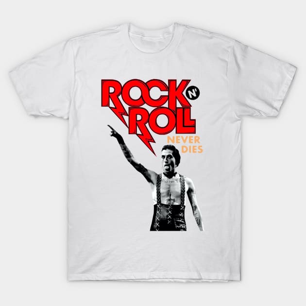 rock n roll never dies T-Shirt by nasib